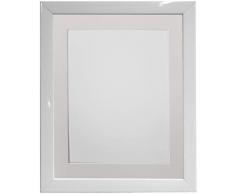 FRAMES BY POST - Cornice portafoto Bianca con passepartout Avorio, Dimensioni: 20 x 15 cm, 15 x 10 cm