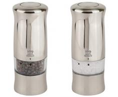 Peugeot 2/28480 Zeli - Set di macinasale e macinapepe elettrici, 14 cm