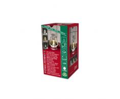 Konstsmide 4129-800 / Lanterna di tempesta LED color oro / 1 diode bianco caldo/a batteria