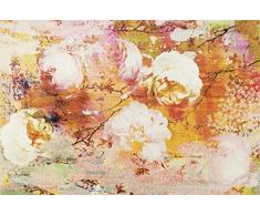 Wash&Dry Loving Rose Zerbino, Acrilico, Orange, 140 x 200 x 0.9 cm