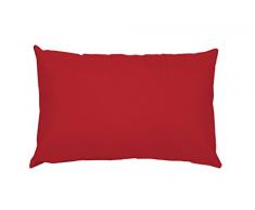 Lovely Casa T24820008 Alicia Federa in Cotone, 50 x 70 cm, Colore: Rosso