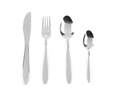PROGRESS BW06529Â Harvard Lucido da Cucina da Pranzo Set Posate, 16Â Pezzi, in Acciaio Inox, 25.6Â x 16Â x 6.5Â cm