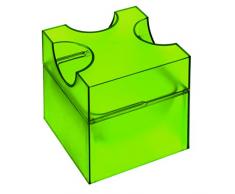 CHEESE PIECE OF Koziol-Contenitore per formaggio grattugiato, con grattugia incluso cm verde