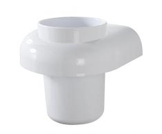 FERIDRAS Gioia Portaspazzolino, ABS, Bianco, 9x12x12 cm