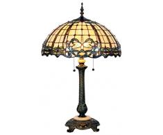 la Casa di Tiffany 5ll-5298 Lampada da Tavolo, Marrone