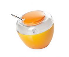 Omada Design Zuccheriera in plastica con Cucchiaino, Made in Italy, Scomponibile e Lavabile il Lavastoviglie, Linea Movida