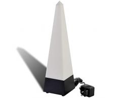 Party Fun Lights Lampada da Tavolo a Forma di Piramide con Giochi di Luce Colorata, Dimensione 43x11x11 cm, Multicolore
