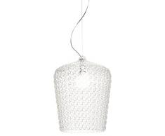 Kartell 09175B4 Lampada Kabuki, led, plastica;tecnopolymÃ¨re thermoplastique, trasparente