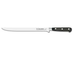 3 Claveles ForgÃ© - Coltello forgiato da prosciutto, 25 cm