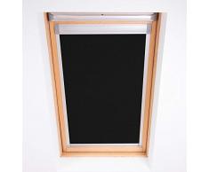 Bloc Skylight Blind 5(78/98) - Tenda a rullo oscurante per lucernari Fakro, colore: nero, pvc, 110x15x7 cm