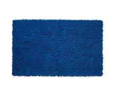 Croydex super soft Patterned tappetino da bagno con retro antiscivolo, Cotone, Blu, 1 x 50 x 80 cm