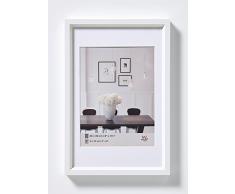 Walther Design Steel Style Cornice Portafoto, Bianco, 40 x 50 cm