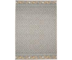 benuta Pflegeleichter Teppich geeignet für Innen AuÃenbreich, Balkon und Terrasse Tappeto, Fibra Sintetica, Blu, 80 x 150 cm