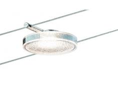 Paulmann Leuchten Smart Wire System BLE Spot LED Disc II 12 V DC, in metallo, 4 W, Trasparente, 13 x 13 x 1 cm, metallo;plastica