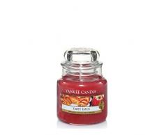 Yankee candle 1332245E Tarte Tatin Candele in giara piccola, Vetro, Rosso, 6.4x6x7.1 cm