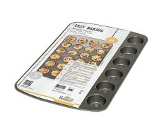 Birkmann Easy Teglia Stampo per muffin con 24 Treats, in metallo, colore: grigio