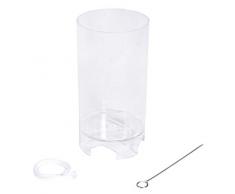 RAYHER HOBBY 3117200 Muffa Candela, cilindrico, Piatta, Sacchetto SS 1 Pezzo, Alto 10.5 cm, 6 cm di Diametro