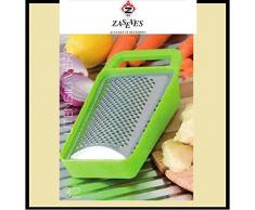 ZASEVES grattugia con cassetto, rosso/argento, confezione da 63