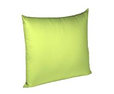 fleuresse Colours Federa in satin di cotone makÃ² con chiusura lampo 80x80 cm