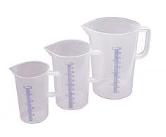 De Buyer 4021.20N - Caraffa graduata, in plastica, 5L