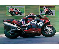 1art1 Motociclette - Race Poster Stampa (91 x 61cm)