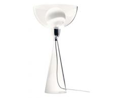 Alessi GAGC01 Lady Shy Lampada da Tavolo in Policarbonato, Bianco, resina;policarbonato