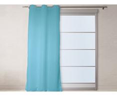 Tenda in Tinta Unita con Occhielli 140 x 180 cm Alix Blu