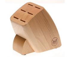 Sambonet 51592-AB Ceppo per 6 Coltelli Bistecca, Legno