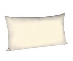 Fleuresse Colours S-009200-2610-3100 Federa in Jersey a Trama fitta 40x80 cm, Tinta Unita, Colore: Crema