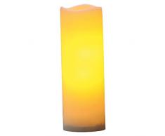 Flower Power LED Outdoor candela, plastica, 10Â x 30Â cm, crÃ¨me 9204