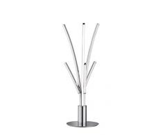 WOFI LED Troy Lampada da tavolo, cromo