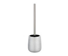 Wenko 23665100 Scopino WC Gimma, Ceramica, 11, 5 x 40 x 11, 5 cm, Argento