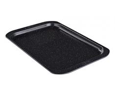Prestige - Teglia da Forno Rettangolare, Quarzo, 41Â x 33Â cm, Colore: Nero