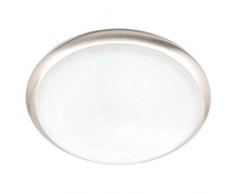 Brilliant - Plafoniera Tunis 60 W, in acciaio INOX