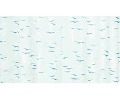 Grund d82797116 ucellovinyl Tenda da Doccia 120 x 200 cm Tenda da Doccia Blu, 100% Vinile, 120 x 200 x cm