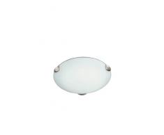 Philips Lighting 300811710 Judy Plafoniera in Vetro Tonda, Ganci in Acciaio