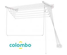 Colombo Stendibiancheria da Parete, Bianco, 8m