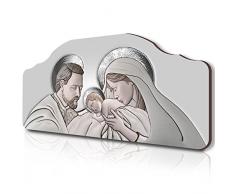 Lupia Quadro capezzale Sacro 50x100 cm The Kiss Ceramic Grey su tavola Lavorata
