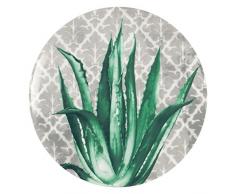 Excelsa Cactus Piatto Frutta, Porcellana, Verde