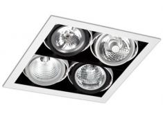 Faro Barcelona Morris 03050402Â âÂ da incasso, acciaio, colore: nero