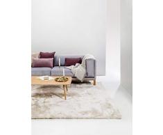 benuta Shaggy - Tappeto a pelo lungo Whisper, beige, 120 x 170 cm, per camera da letto e soggiorno