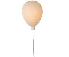 Lucide 13217/01/31Â Pallone lampada da parete Camere bambini, Ceramica, E14, 25Â W, Bianco, 20Â x 13Â x 28Â cm