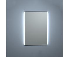 Kristaled Specchio da Bagno con retroilluminazione, Vetro, Argento, 60Â x 80Â x 3Â cm