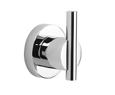 Tiger Gancio Appendiabiti portasciugamani, Metallo, Cromo, 4.1Â x 5Â x 6.5Â cm