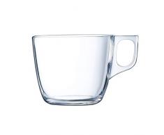 Luminarc Nuovo Set 6 Tazze Colazione Mugs CaffÃ¨ in Vetro per Microonde 22cl