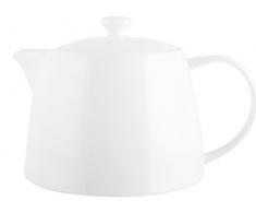 MIKASA - Teiera con Design scanalato, Collezione Ciara, Porcellana, White, 19 x 18 x 12 cm