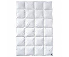 Billerbeck - piumino singolo trapuntato in piumetta e piume, bianco, 135 cm x 200 cm