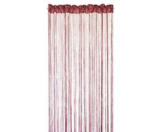 Home fashion - Tenda di fili in tessuto jacquard, 150 x 245 cm Bordeaux