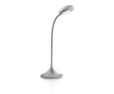 Philips Lighting 666228716 Chat Lampada da Tavolo in Materiale Sintetico, Altezza 45.8 cm, Grigio