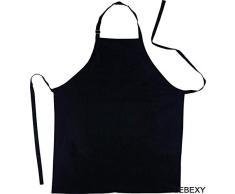 KÃ¼chenaccessoires GrillschÃ¼rze - Grembiule da Cucina, in Cotone, Colore: Nero